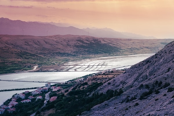 solina na otoku Pagu, Hrvaška