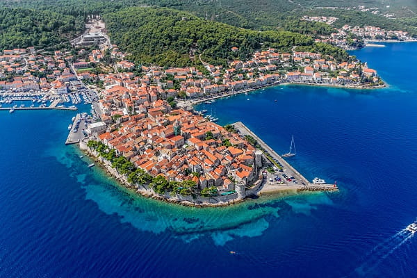 Staro mesto Korčula, Hrvaška