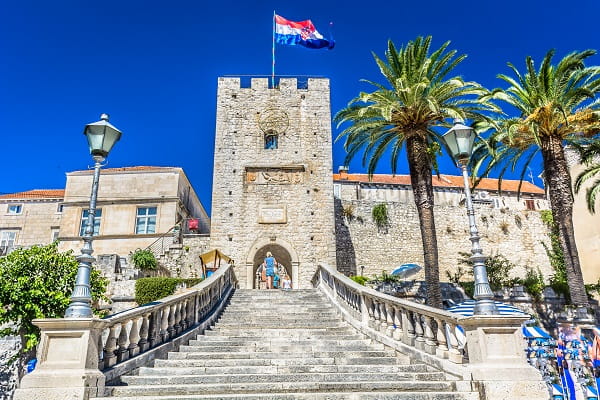 Staro mesto Korčula, Hrvaška