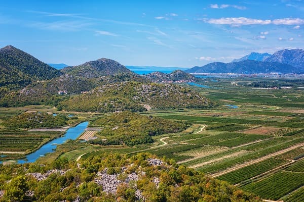 Neretva dolina, Hrvaška